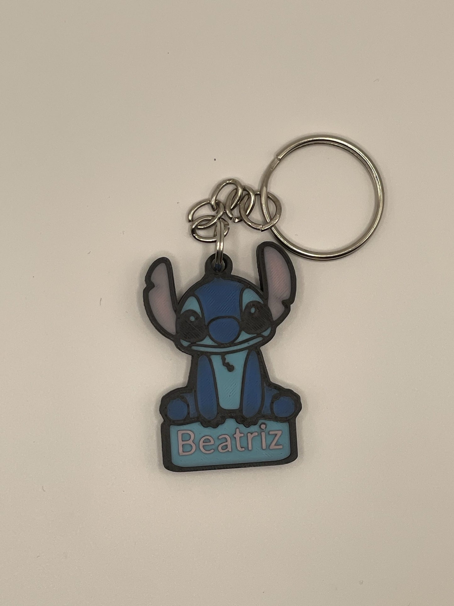 Porta-chaves Stitch com nome