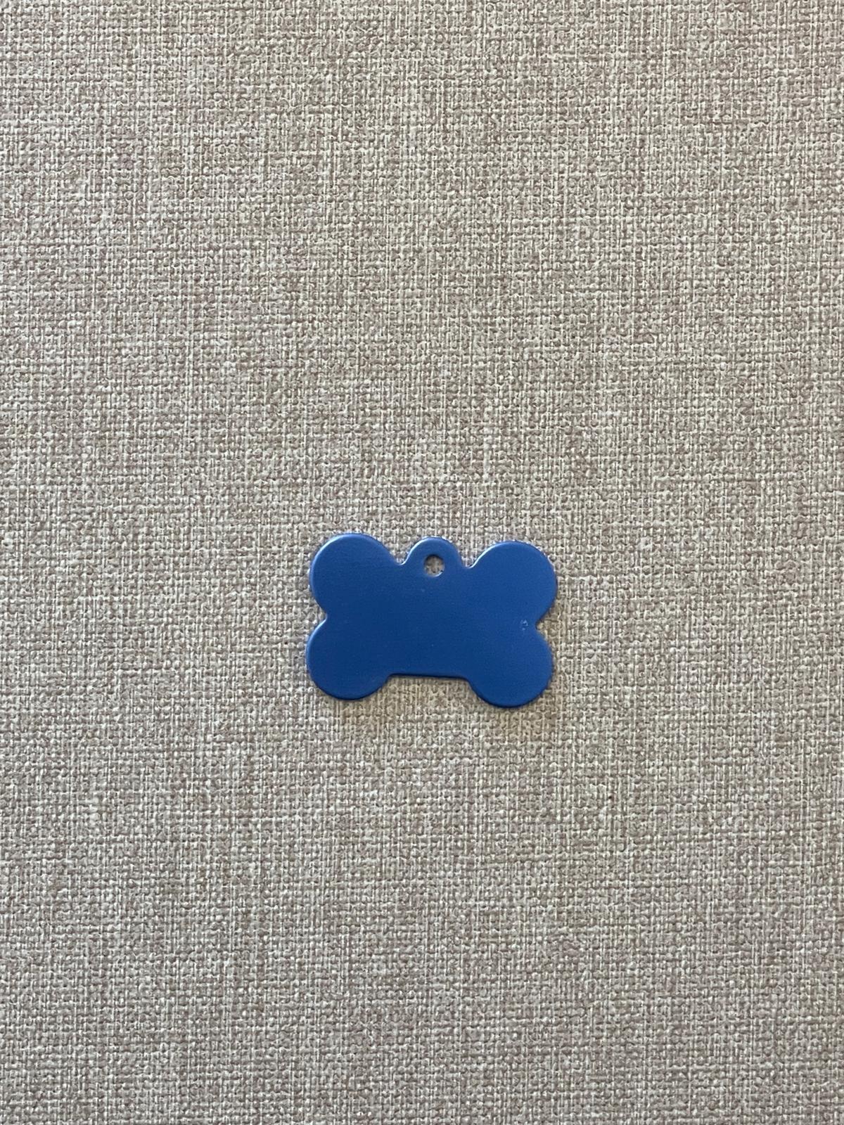Tag para animal em forma de osso
