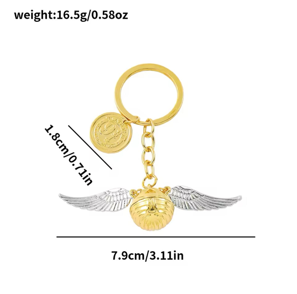 Porta-chaves Harry Potter pomo de ouro