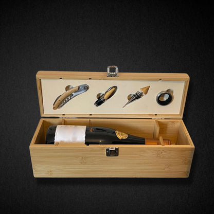 Wine Bottle Box “Pai, és como o vinho… ficas melhor com o tempo”