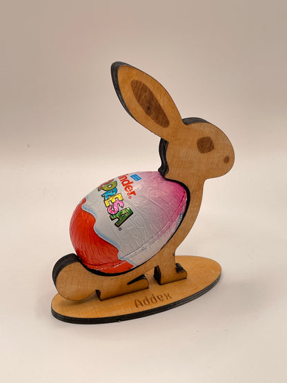 Suporte em forma de coelho para ovo "Kinder surpresa"