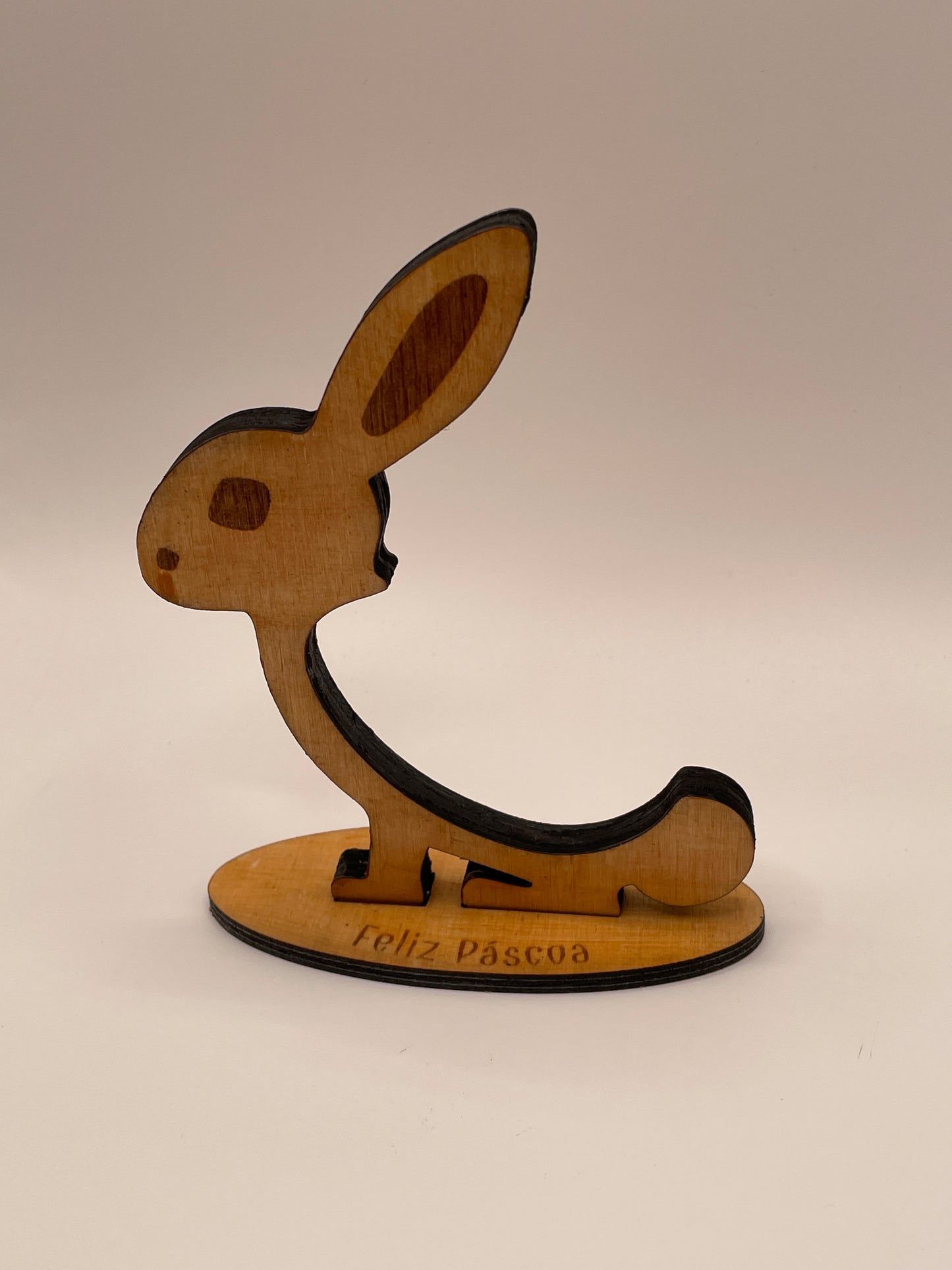 Suporte em forma de coelho para ovo "Kinder surpresa"