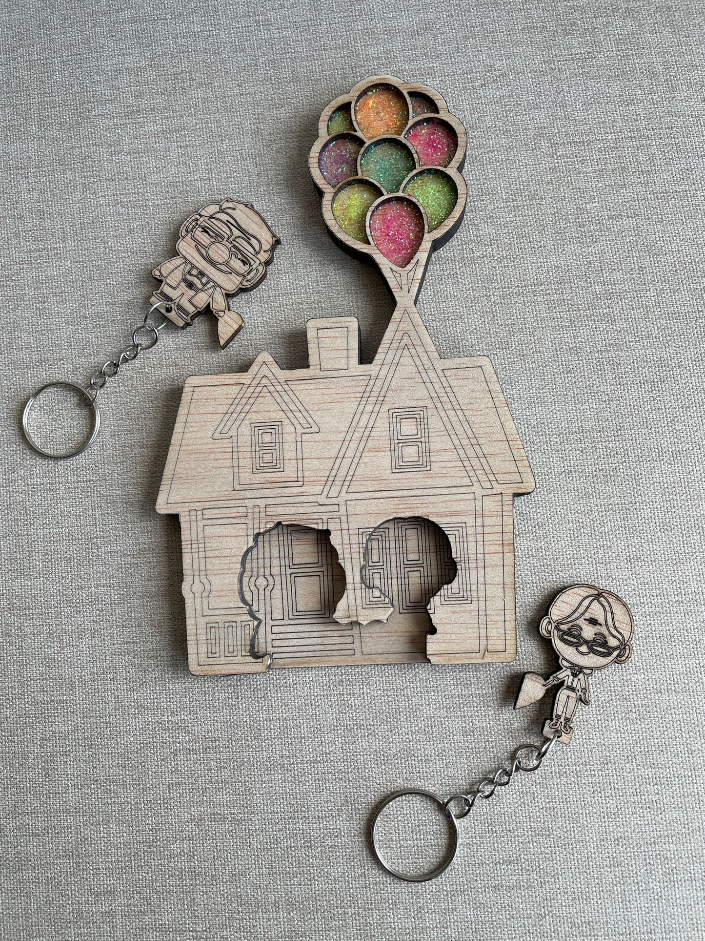 Up-highly keychain