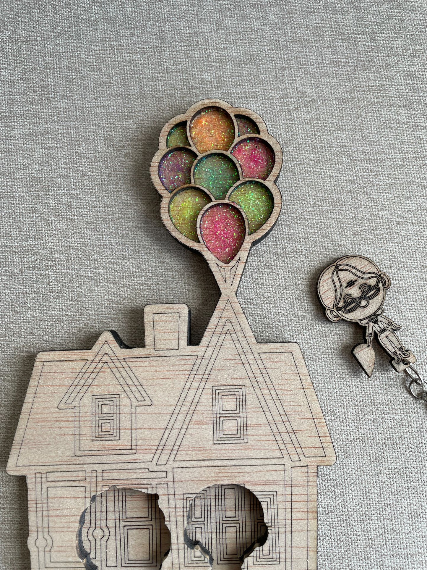Up-highly keychain