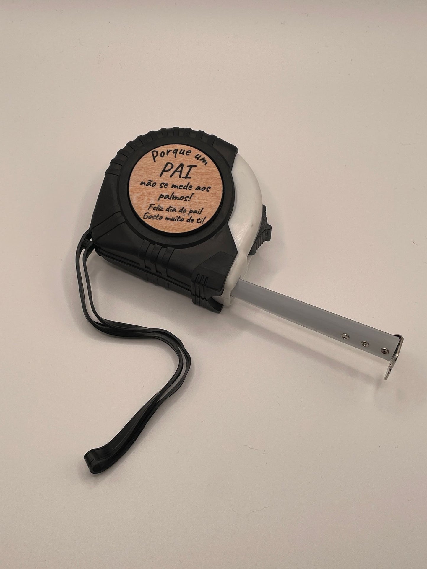 Father's Day tape measure with phrases