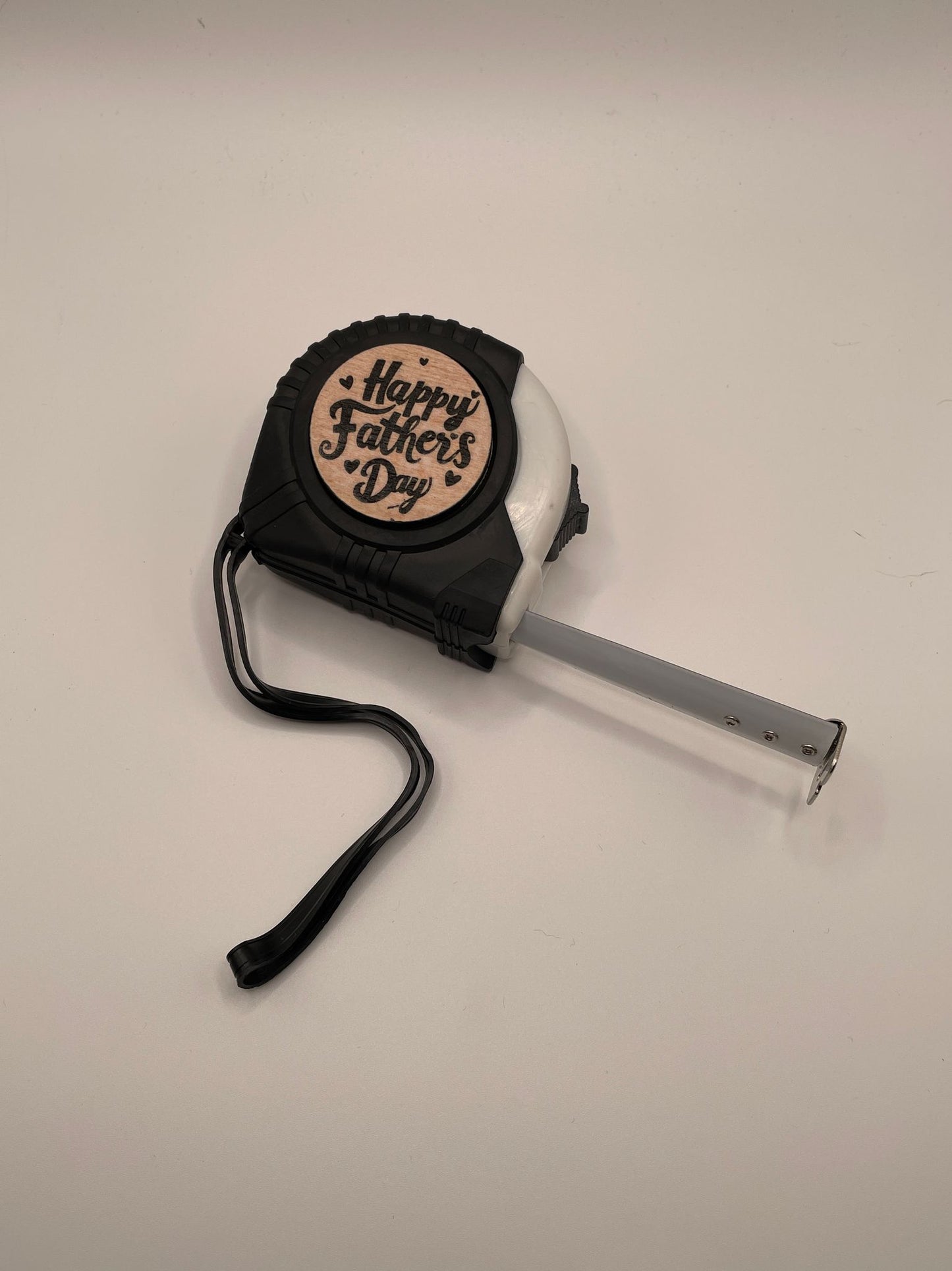 Father's Day tape measure with phrases
