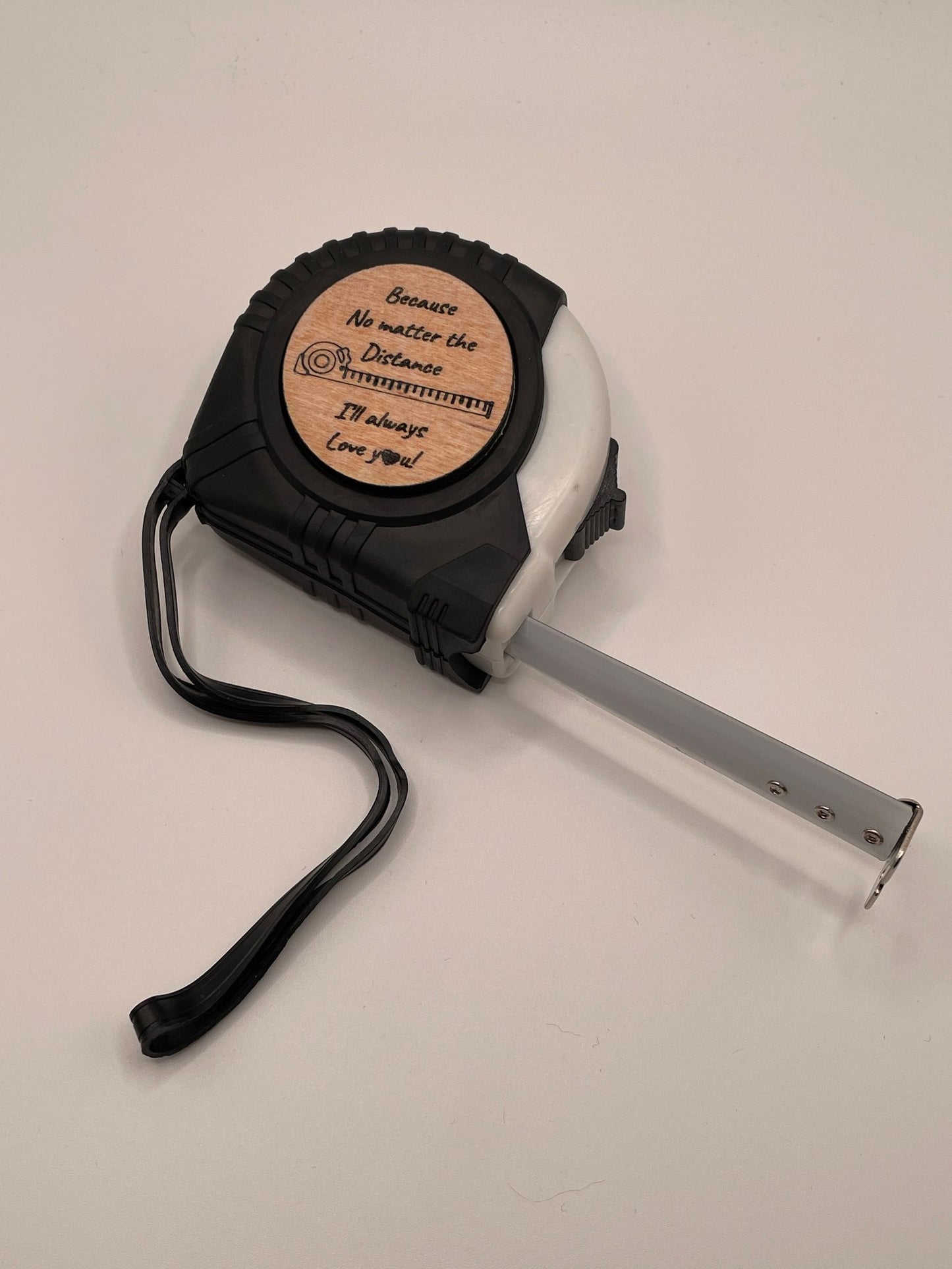 Father's Day tape measure with phrases