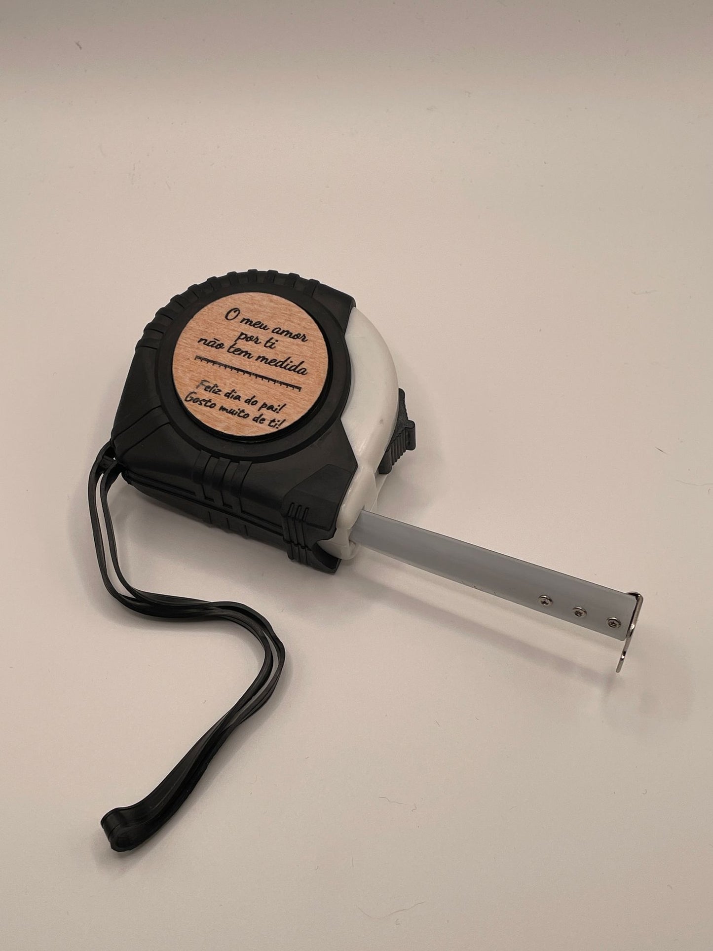 Father's Day tape measure with phrases