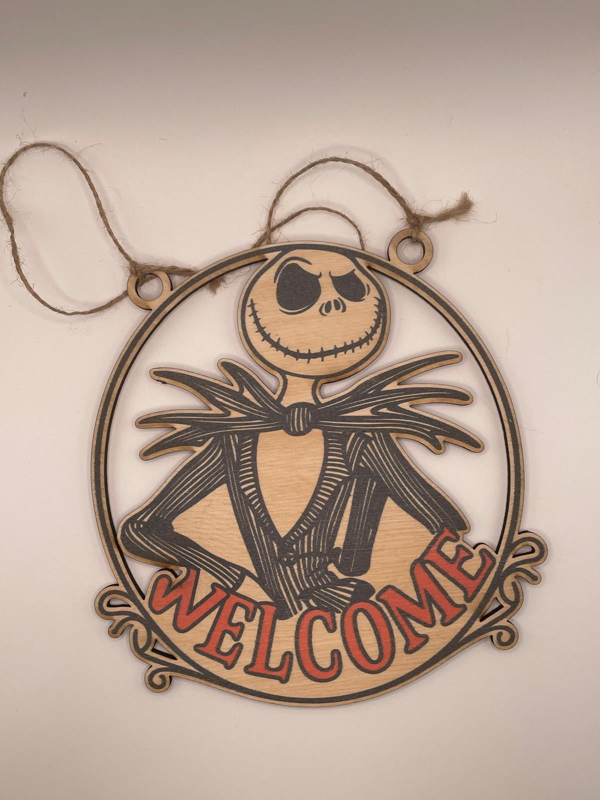 Halloween Welcome Sign for Door