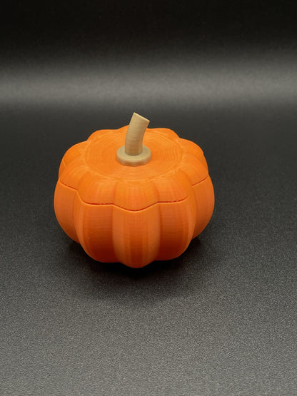 Pumpkin Shaped Storage Jar