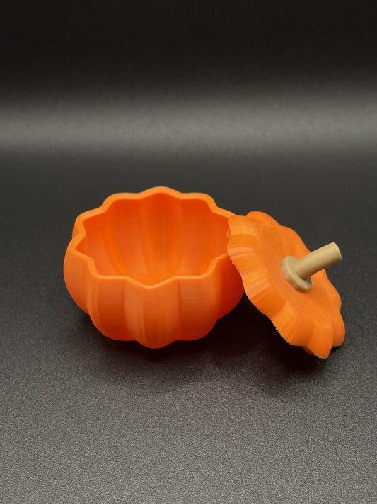 Pumpkin Shaped Storage Jar