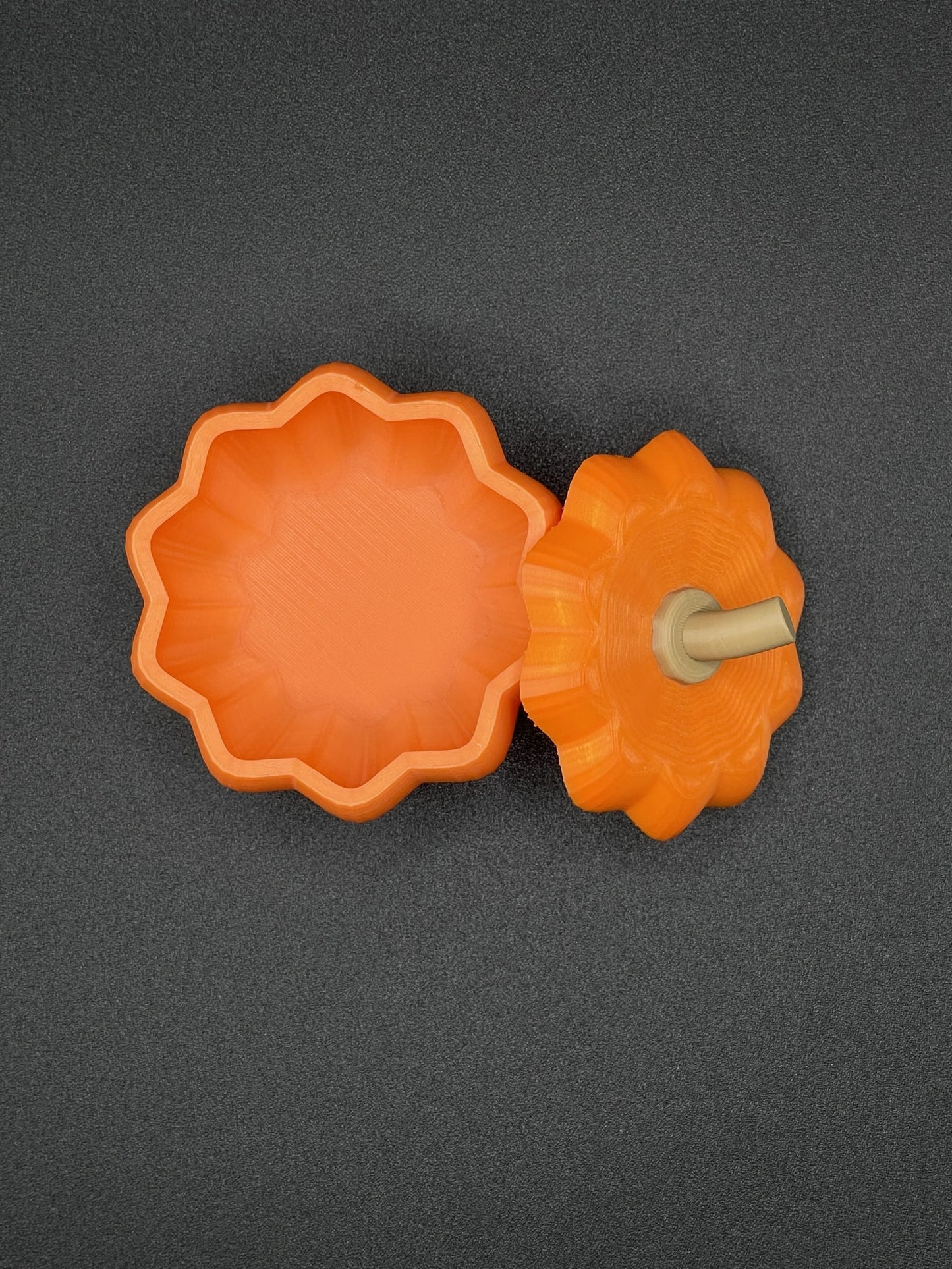 Pumpkin Shaped Storage Jar