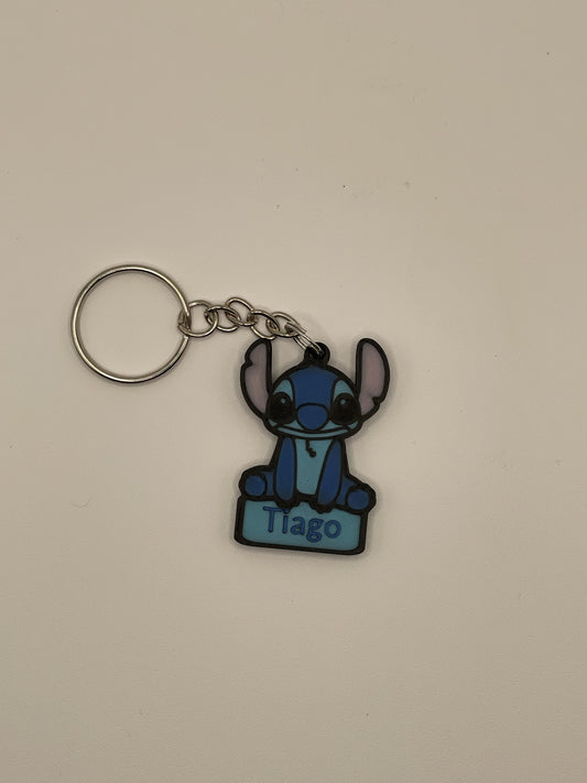 Porta-chaves Stitch com nome