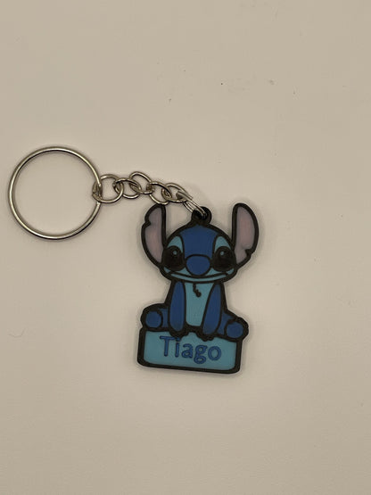 Porta-chaves Stitch com nome
