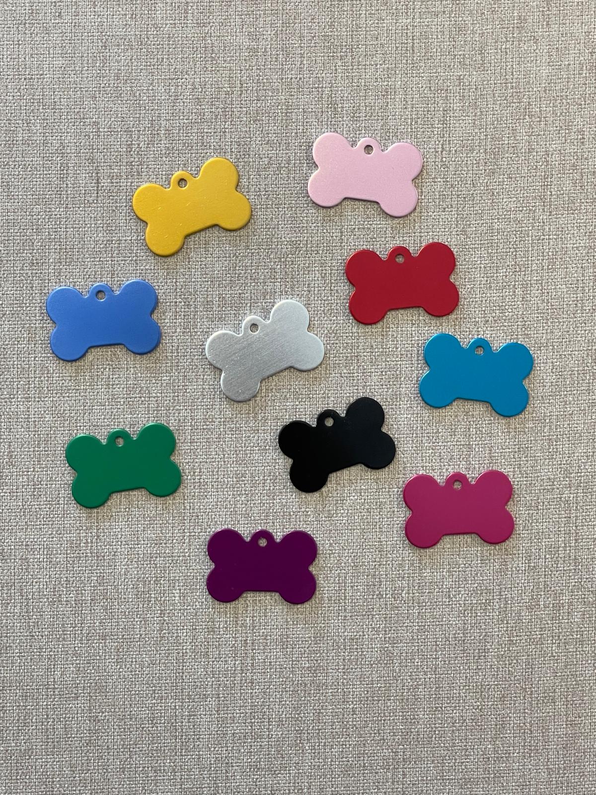 Todas as cores de tags de cão